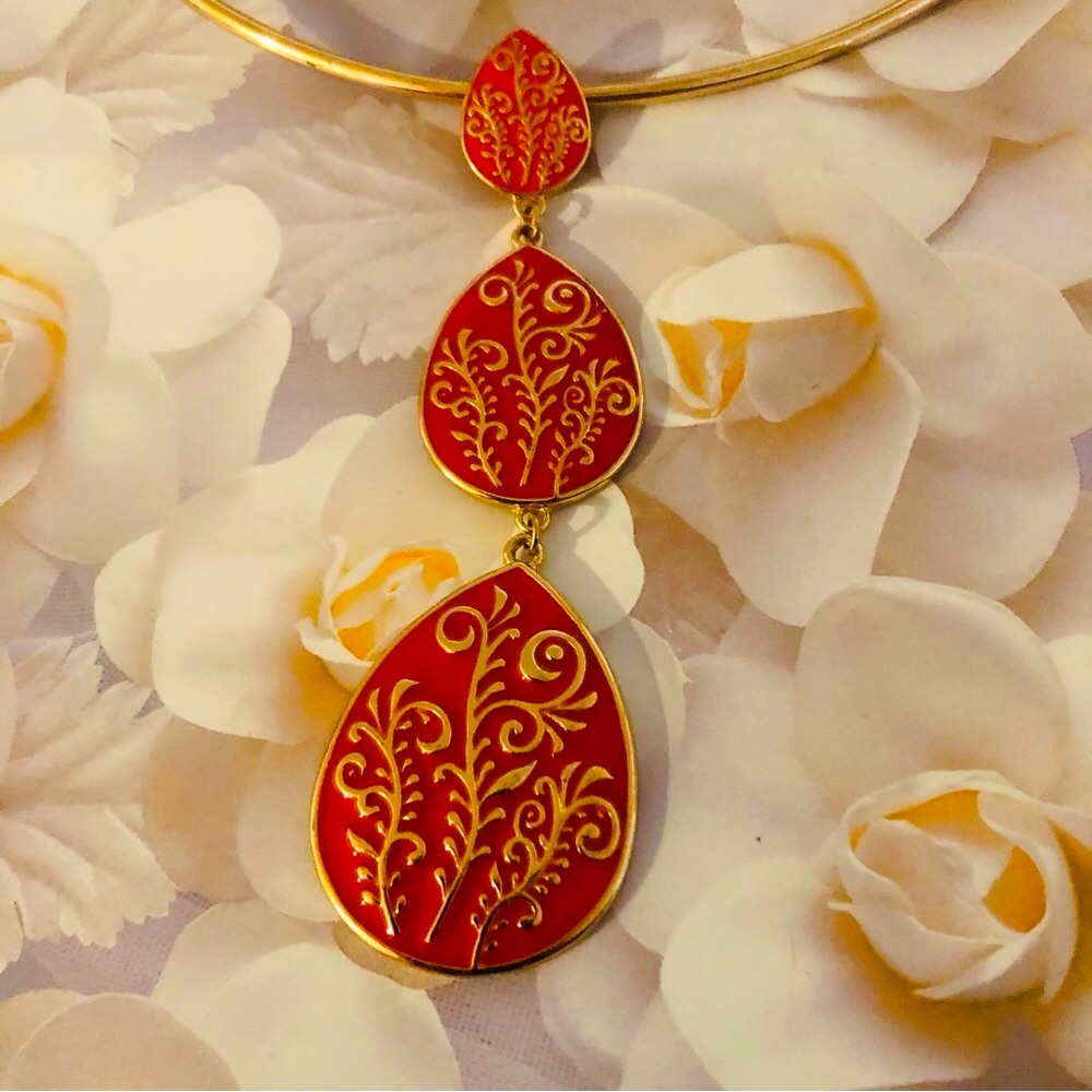 C1946 Necklace - Vintage, Adjustable - image 1